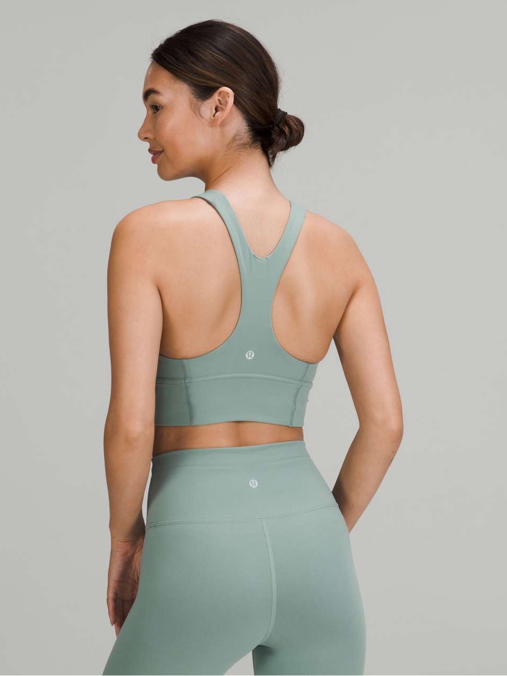 Lululemon Wunder Train Longline Bra *Medium Support, C/D Cup Misty Glade 6